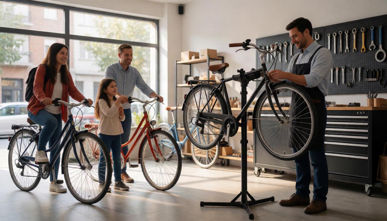 Mantenimiento de bicicletas con diagnóstico claro